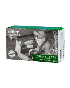 Retorn Gato Lata Filete de Atún con Mejillones 120 gr