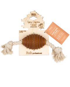 Juguete para perros Retorn Rub Rugby Spike & Rope Medium