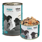 Retorn Latas Perro de Pescado con Zanahorias